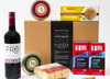 Cheese, Crackers, Chocolate & Non-Alcoholic Wine Gift Box