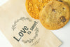 Wedding favor, individually wrapped, homemade cookies - Love is Sweet