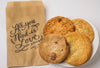 Wedding favor, individually wrapped, homemade cookies - All You Need is Love