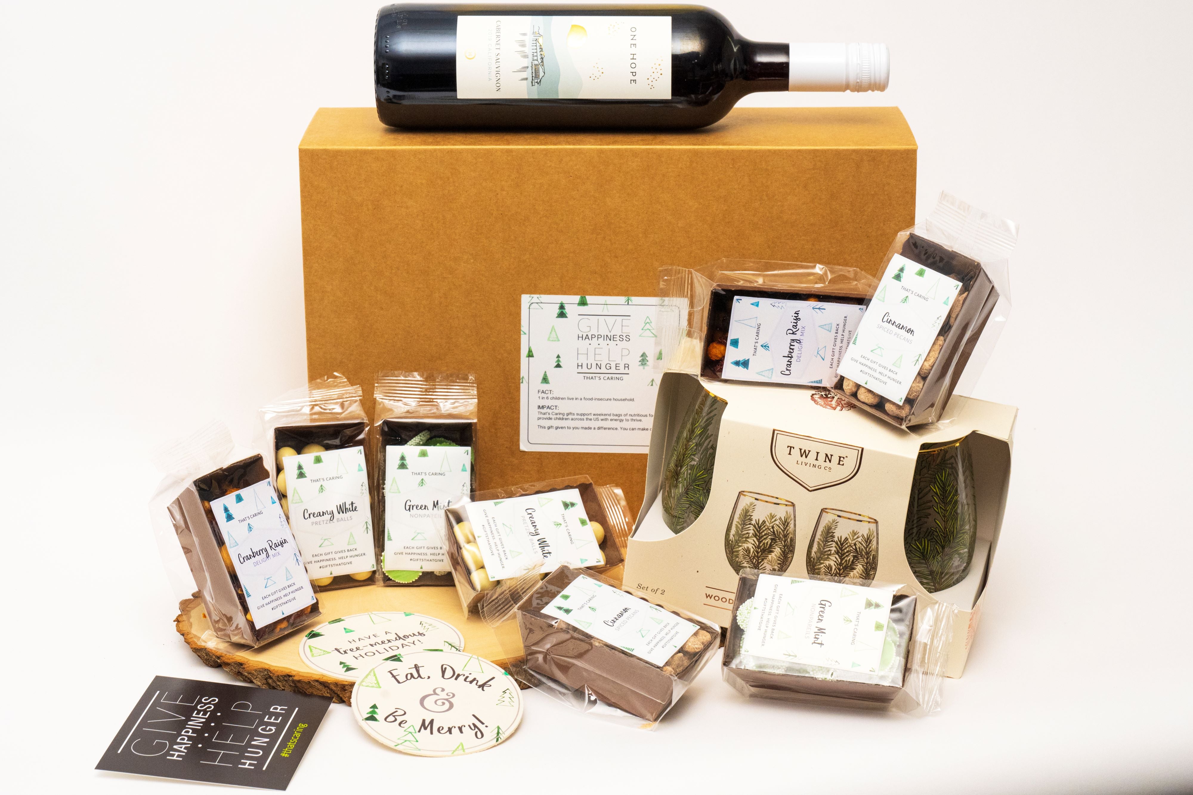 White Wine & Sweet Treats Gift Box