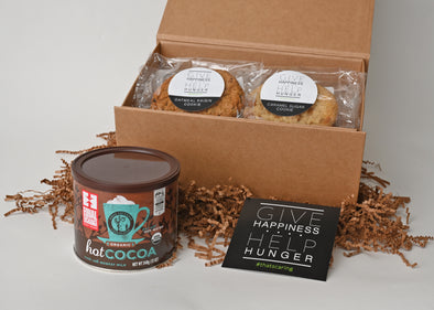 Cookies & Equal Exchange Hot Chocolate Gift Box | That's Caring Gifts