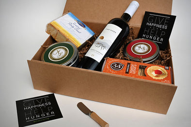 Cheese, Crackers & ONEHOPE Wine Gift Box | That's Caring Gifts