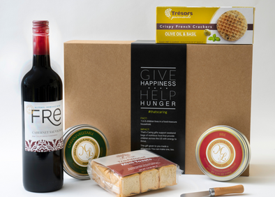 Cheese, Crackers & Non-Alcoholic Wine Gift Box