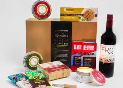Cheese, Crackers, Chocolate & Non-Alcoholic Wine Ambience Gift Box